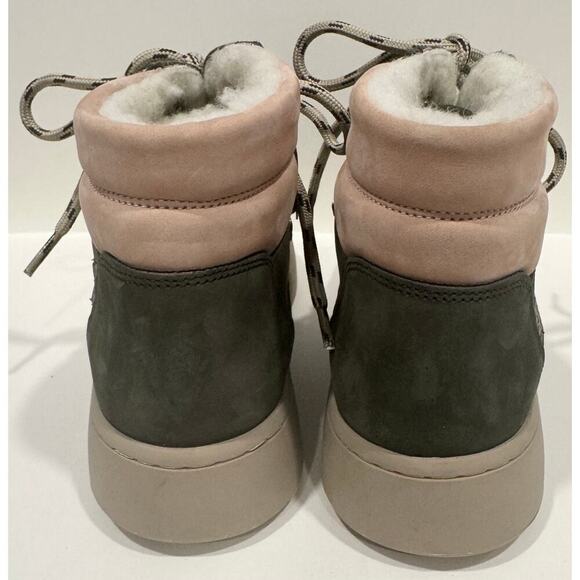 NWOT WODEN Iris Nubuck Scandinavian Sneakers Suede Fur Lined Boots Size 5.5 - Picture 5 of 8